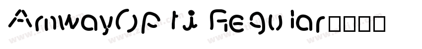 AmwayOpti Regular字体转换